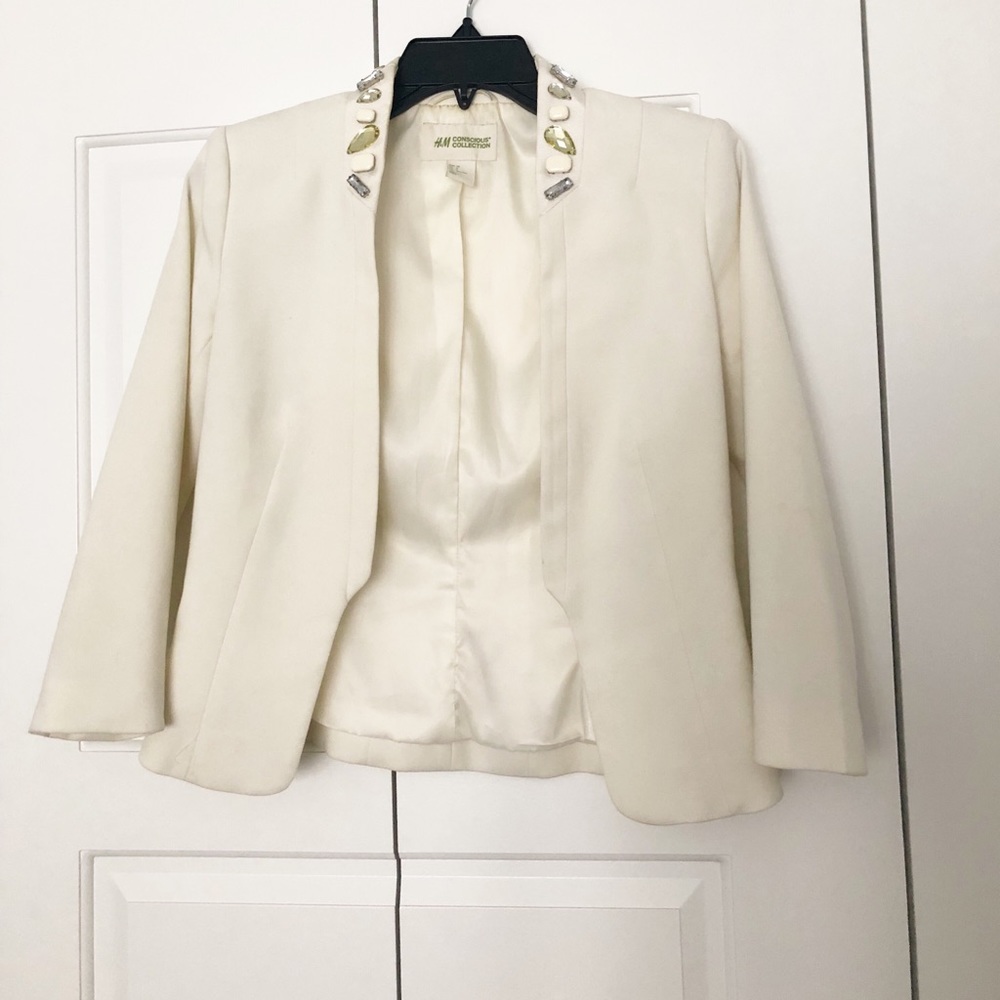 H&M jeweled blazer